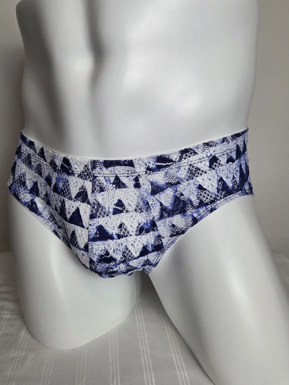 Cosabella Navy & White Printed Swim Brief